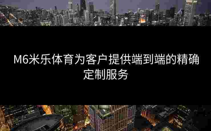 M6米乐体育为客户提供端到端的精确定制服务
