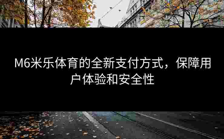 M6米乐体育的全新支付方式，保障用户体验和安全性